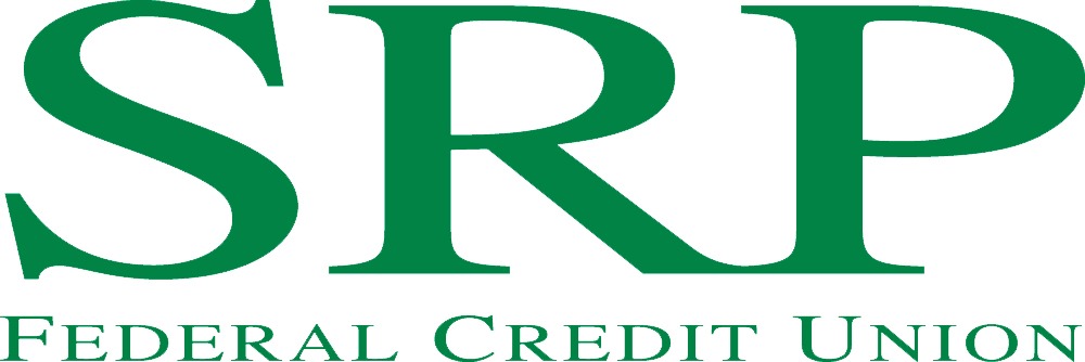 SRP Federal Credit Union logo with text and green lettering