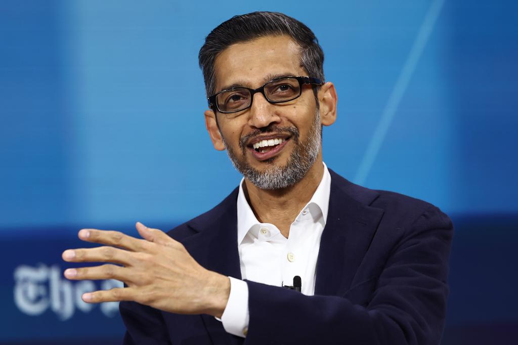 Google CEO Sundar Pichai says search giant has cut manager roles by 10% in drive for efficiency